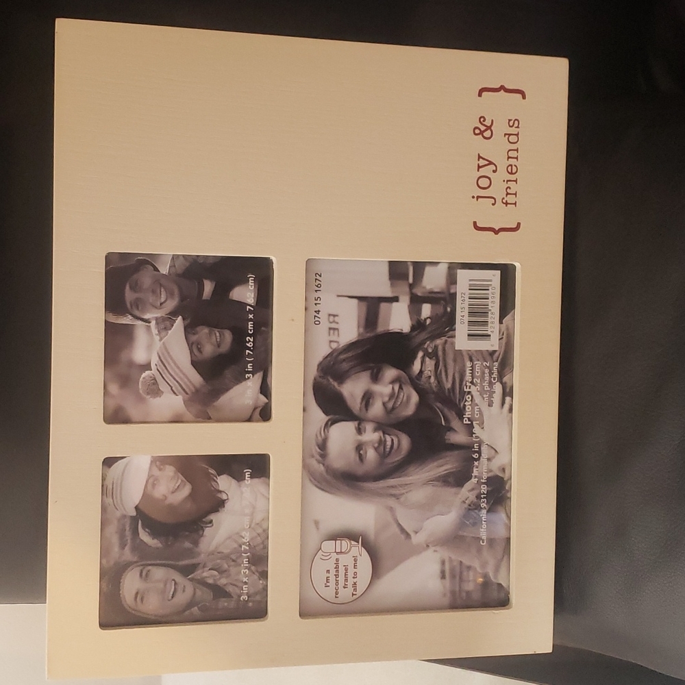 NWOT recordable Joy & Friends photo frame.